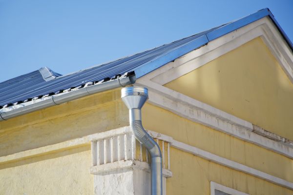 Steel Downspout Installation in Jacksonville